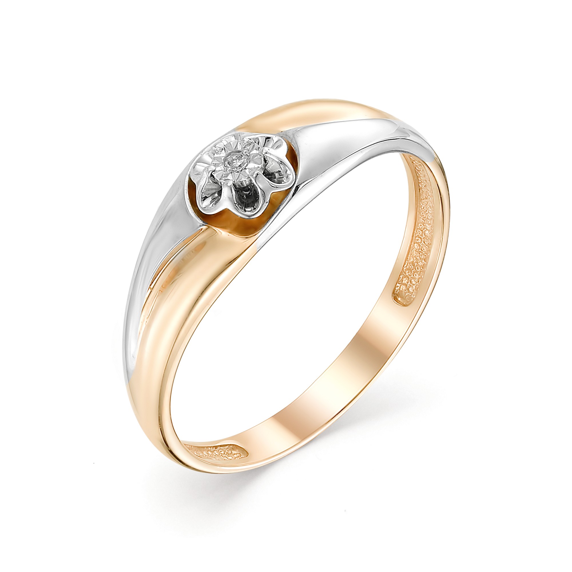 Кольцо, бриллиант, 12627-100