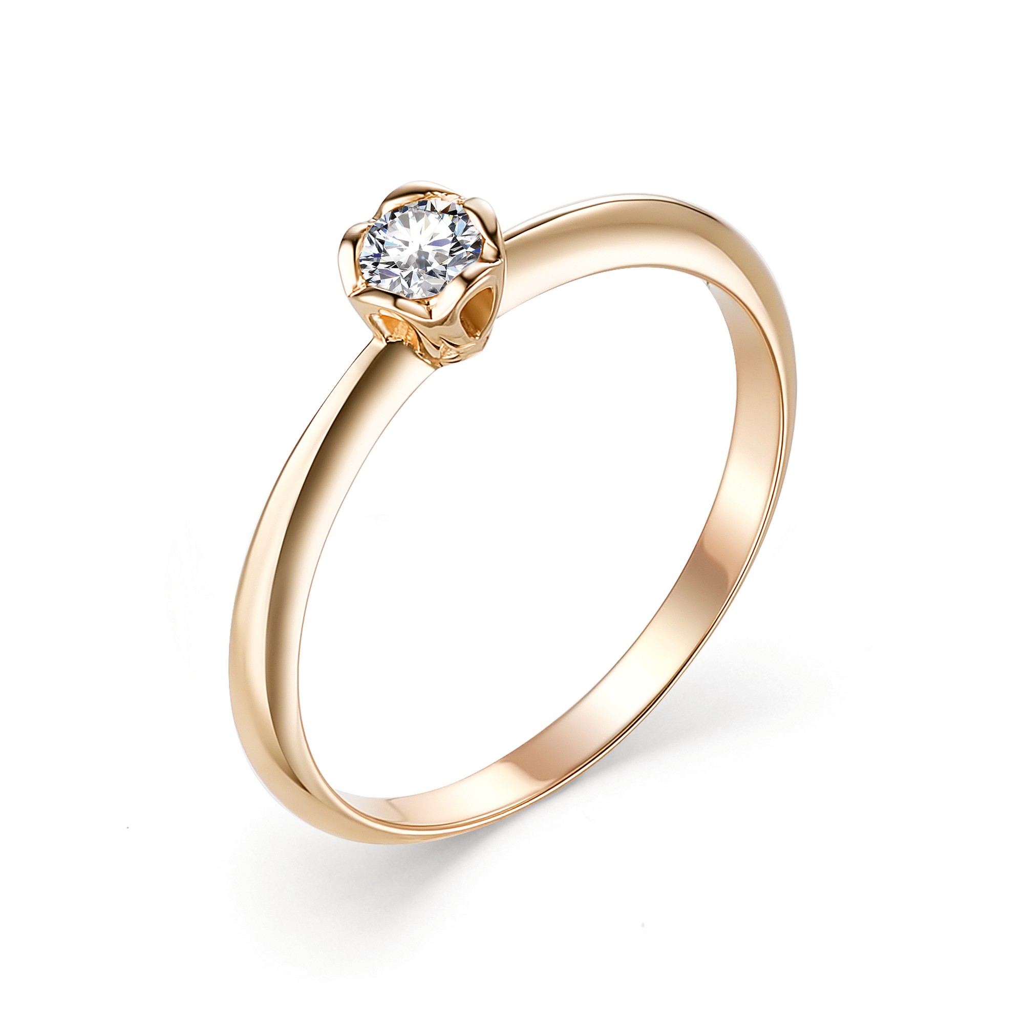 Кольцо, бриллиант, 13371-100