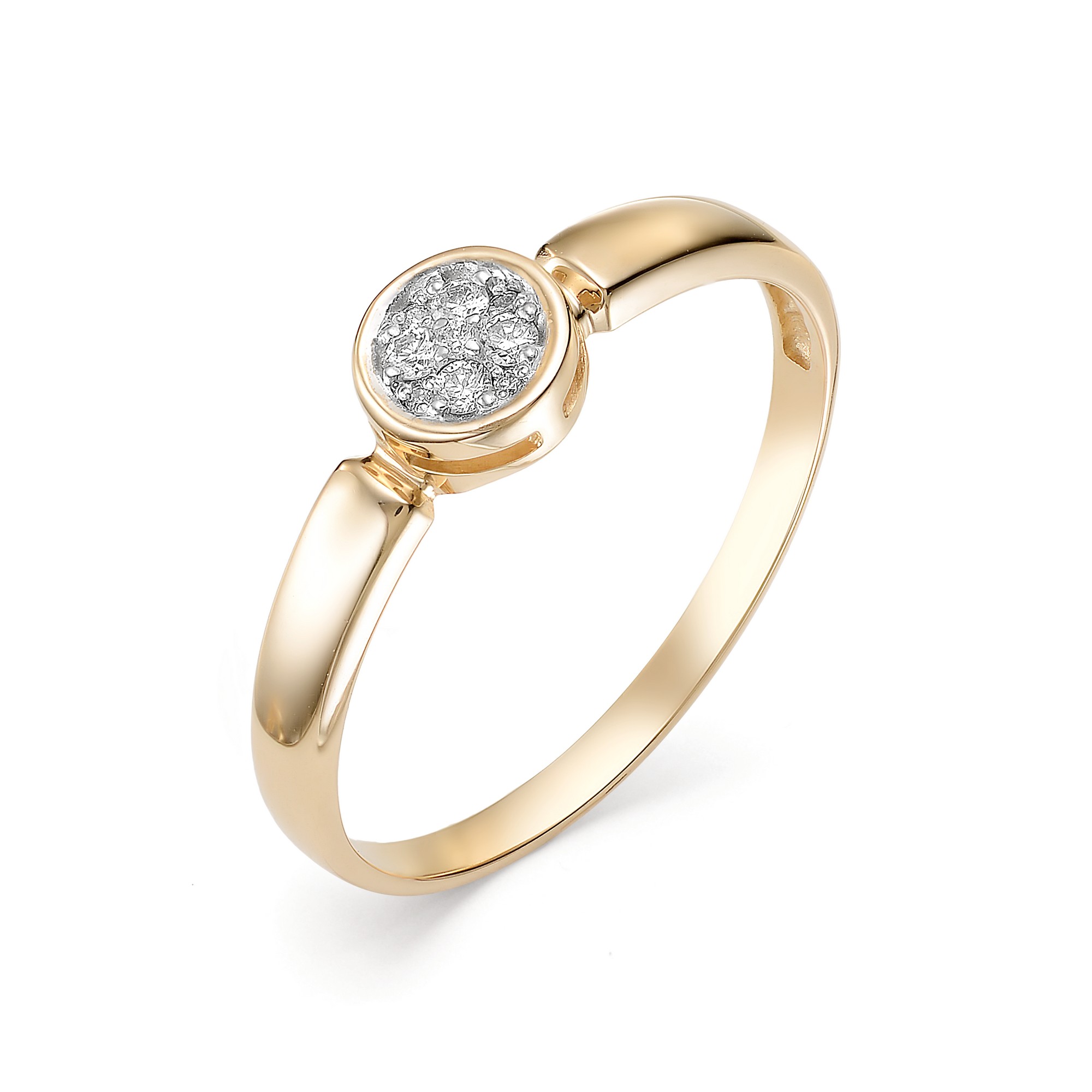 Кольцо, бриллиант, 12419-100