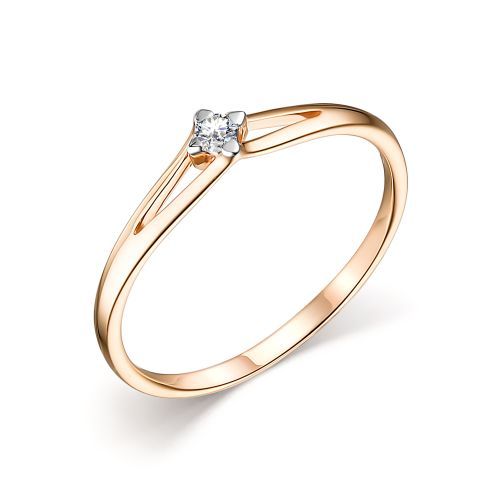 Кольцо, бриллиант, 14268-100