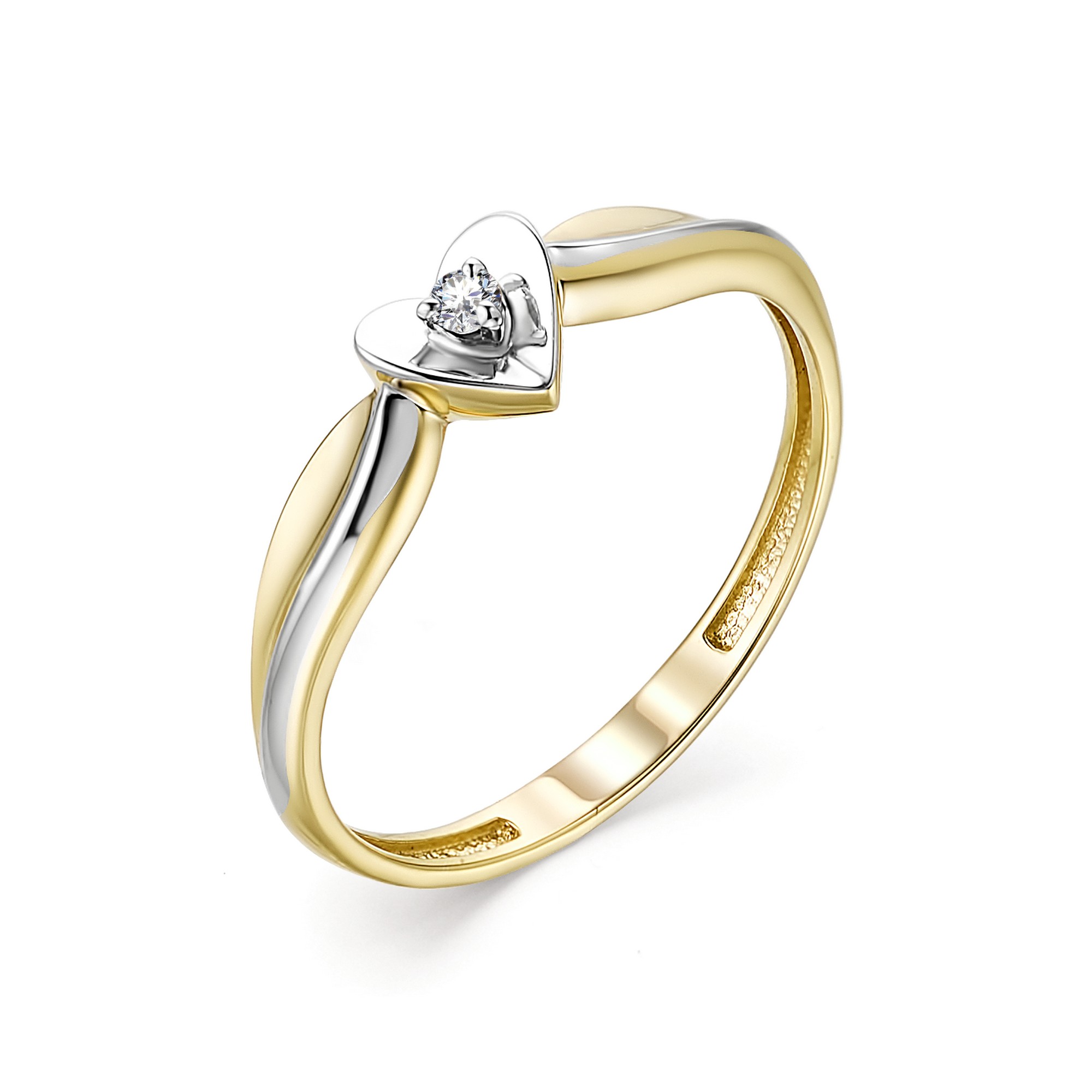 Кольцо, бриллиант, 13228-300