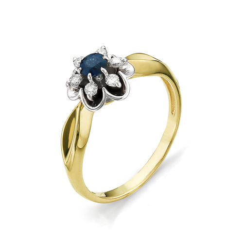 Кольцо, бриллиант, 11104-302