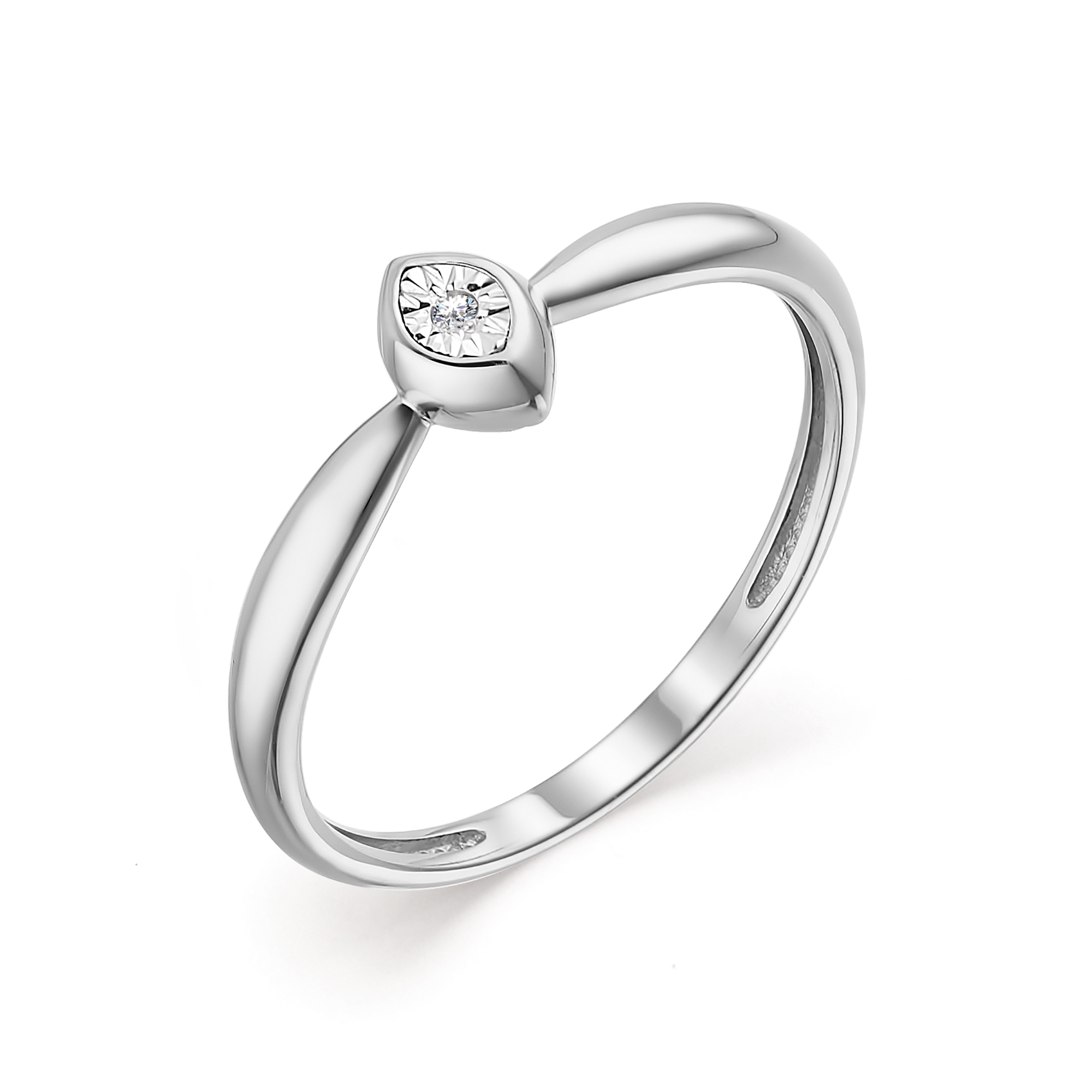 Кольцо, бриллиант, 13525-200