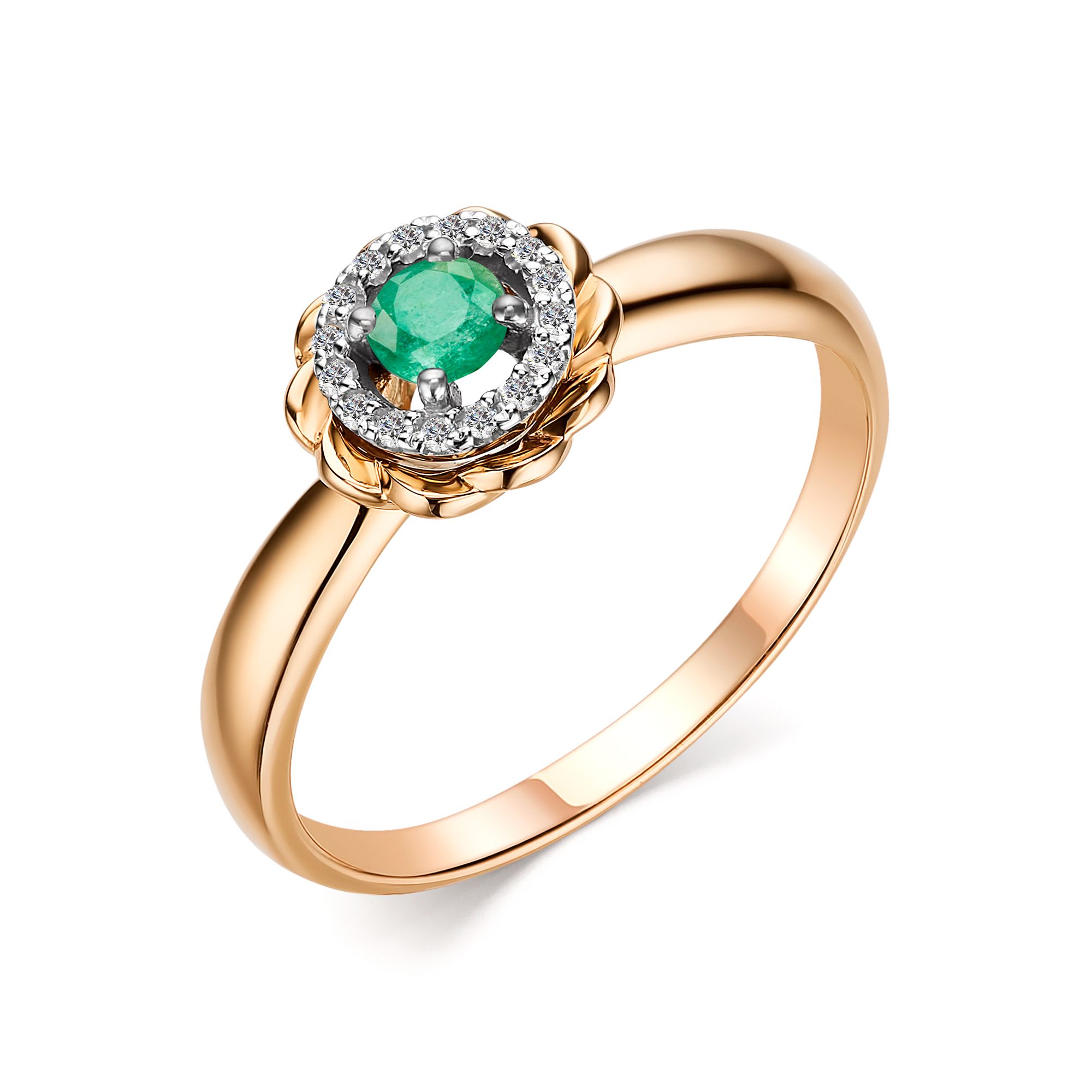 Кольцо, бриллиант, 13885-101