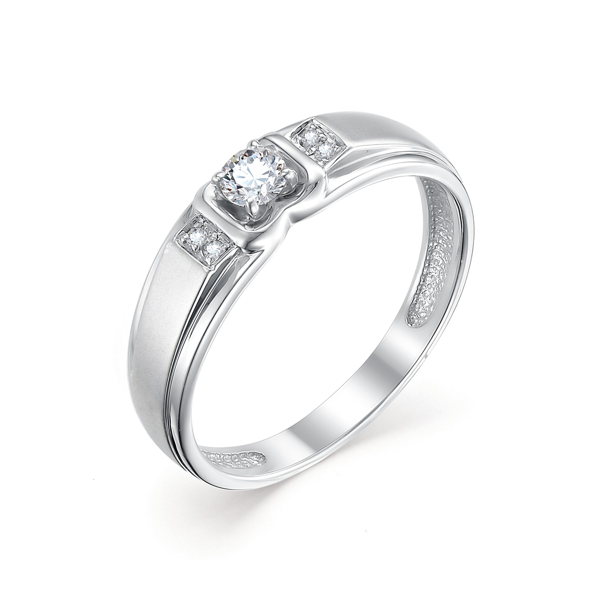 Кольцо, бриллиант, 12633-Б00