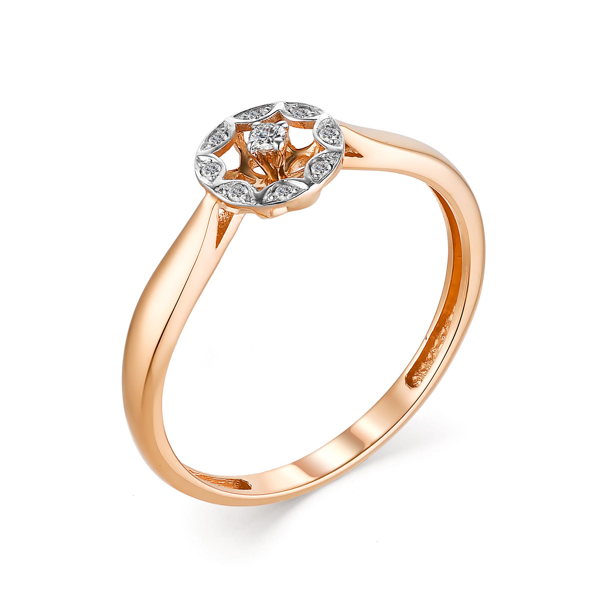 Кольцо, бриллиант, 13257-100