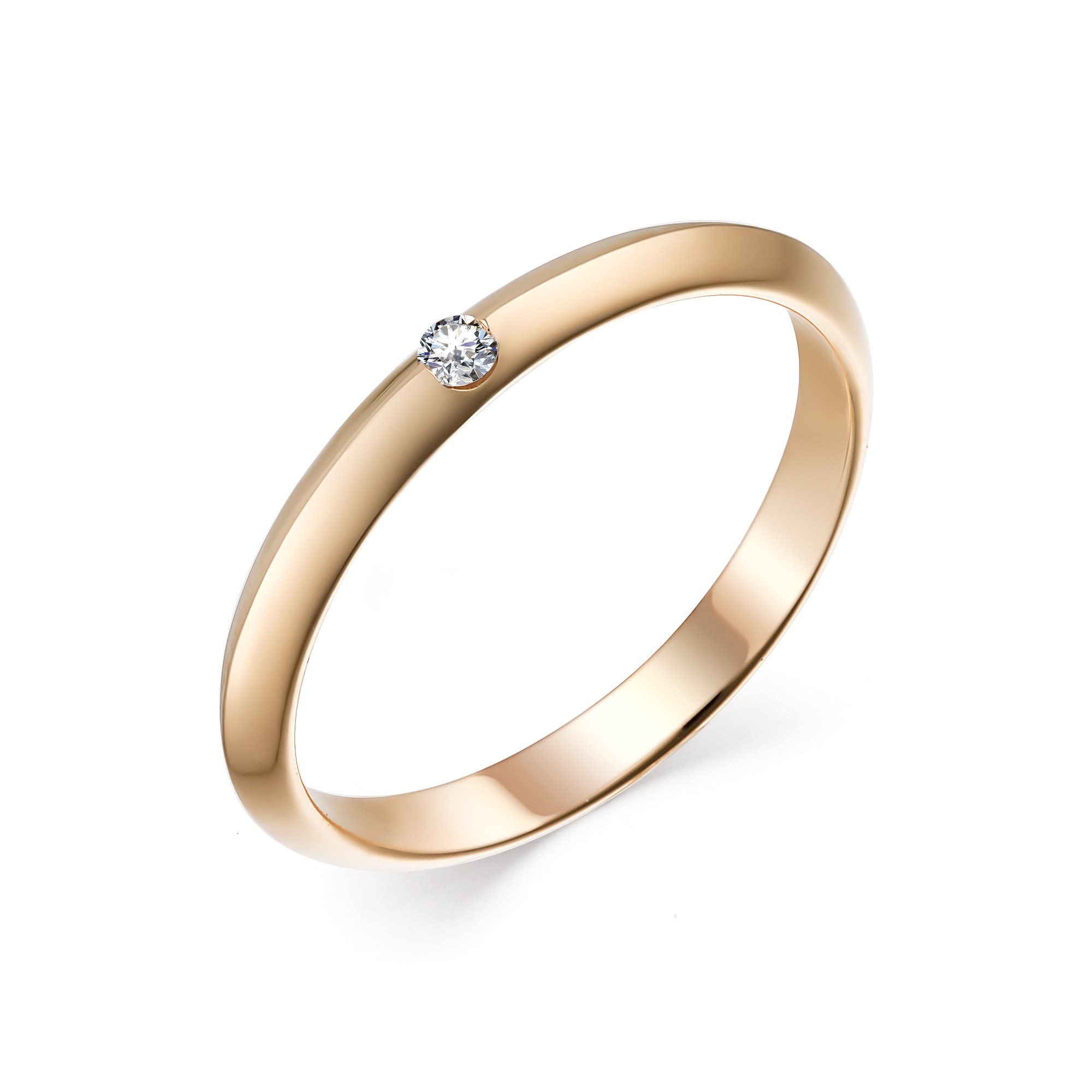 Кольцо, бриллиант, 13424-100