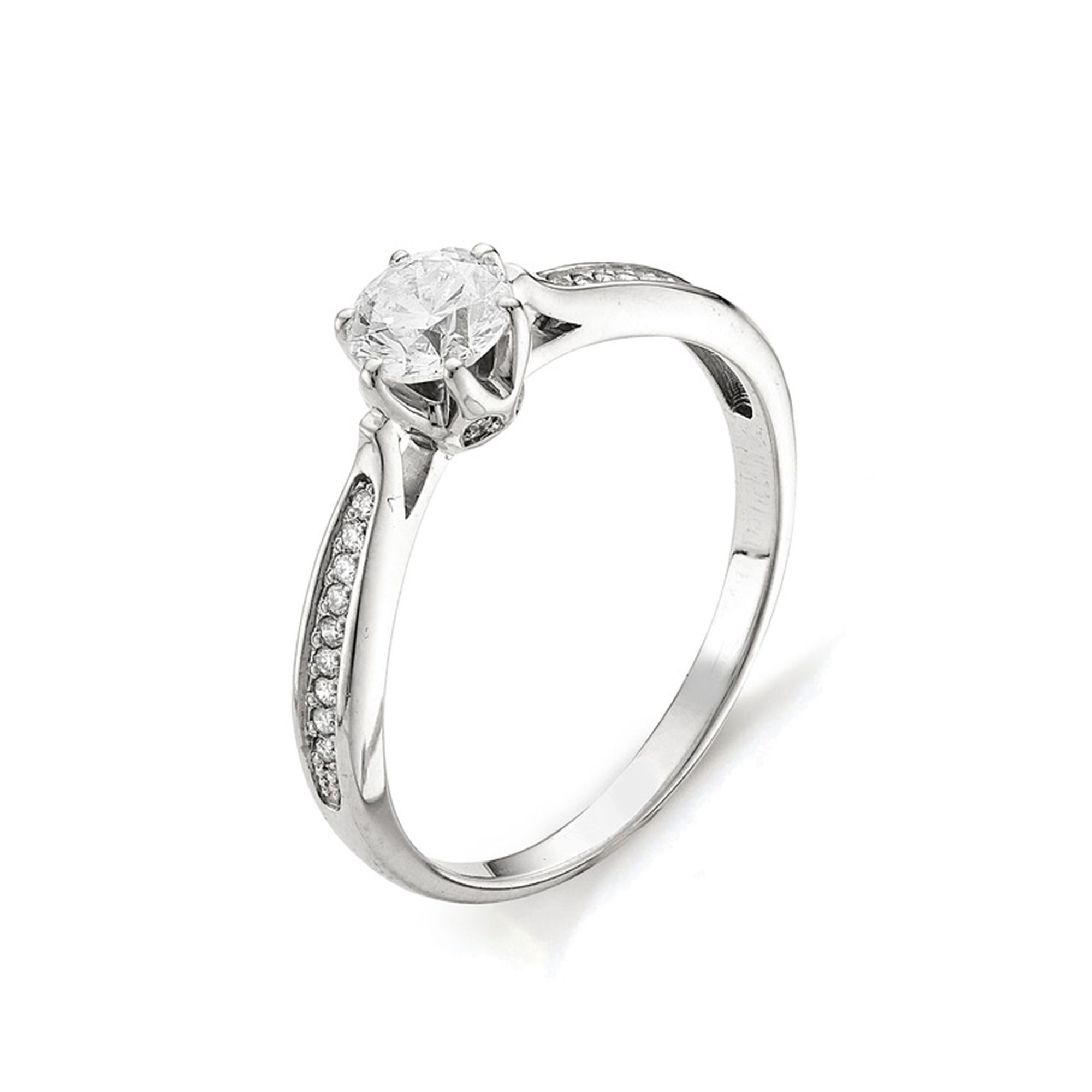 Кольцо, бриллиант, 11133-200