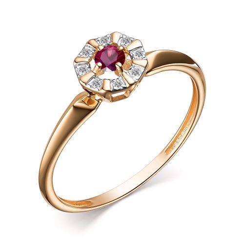 Кольцо, бриллиант, 15035-103
