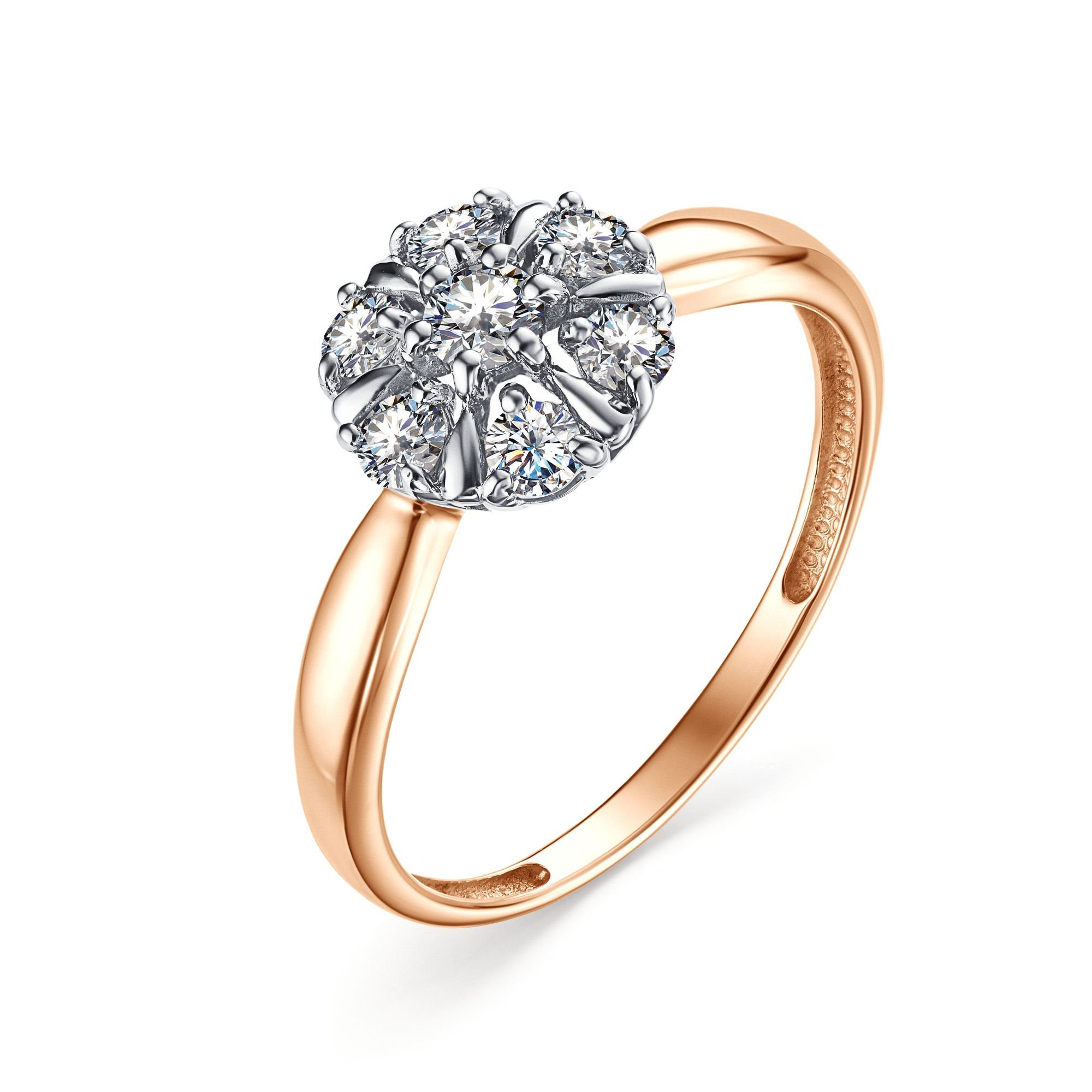 Кольцо, бриллиант, 15302-100