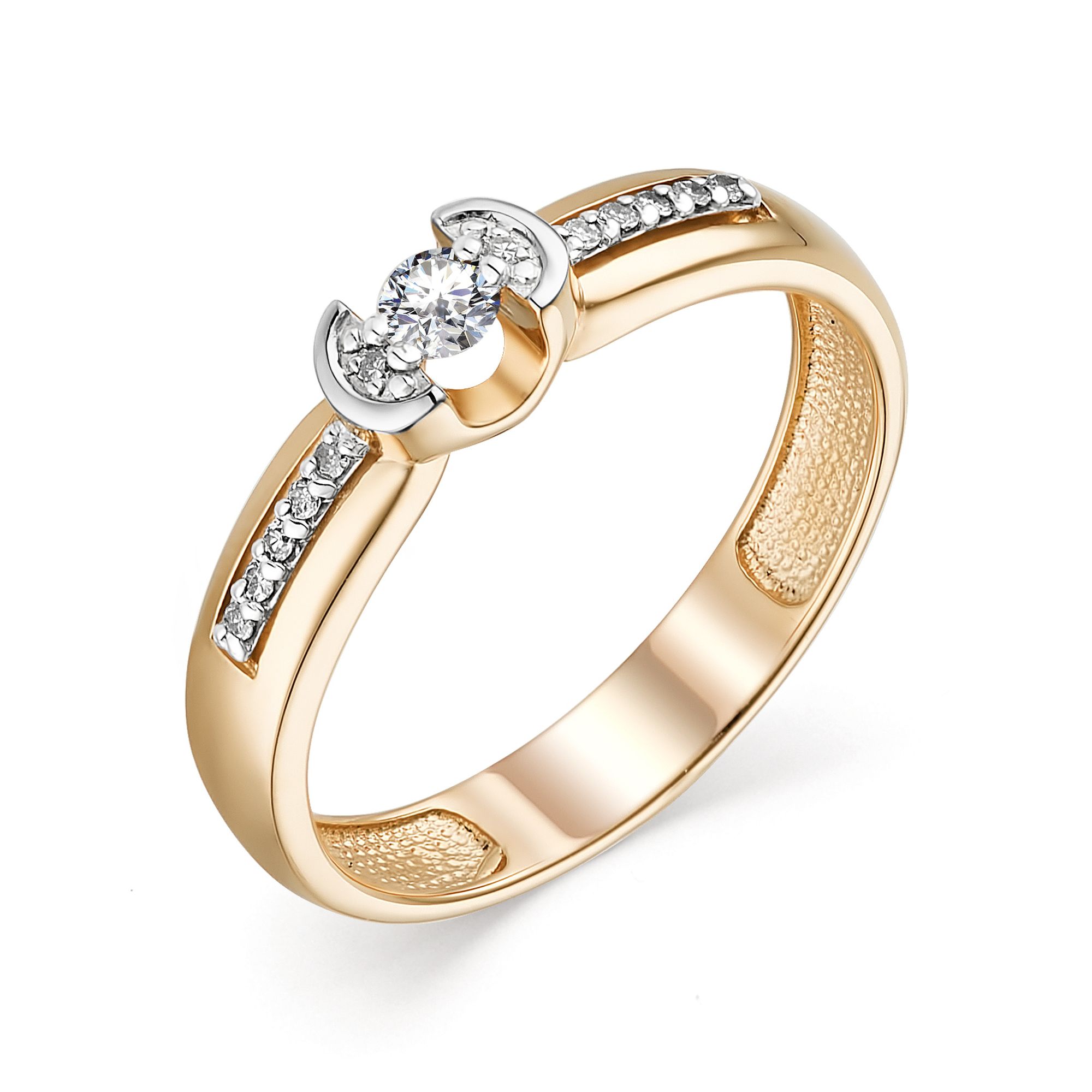 Кольцо, бриллиант, 13635-700