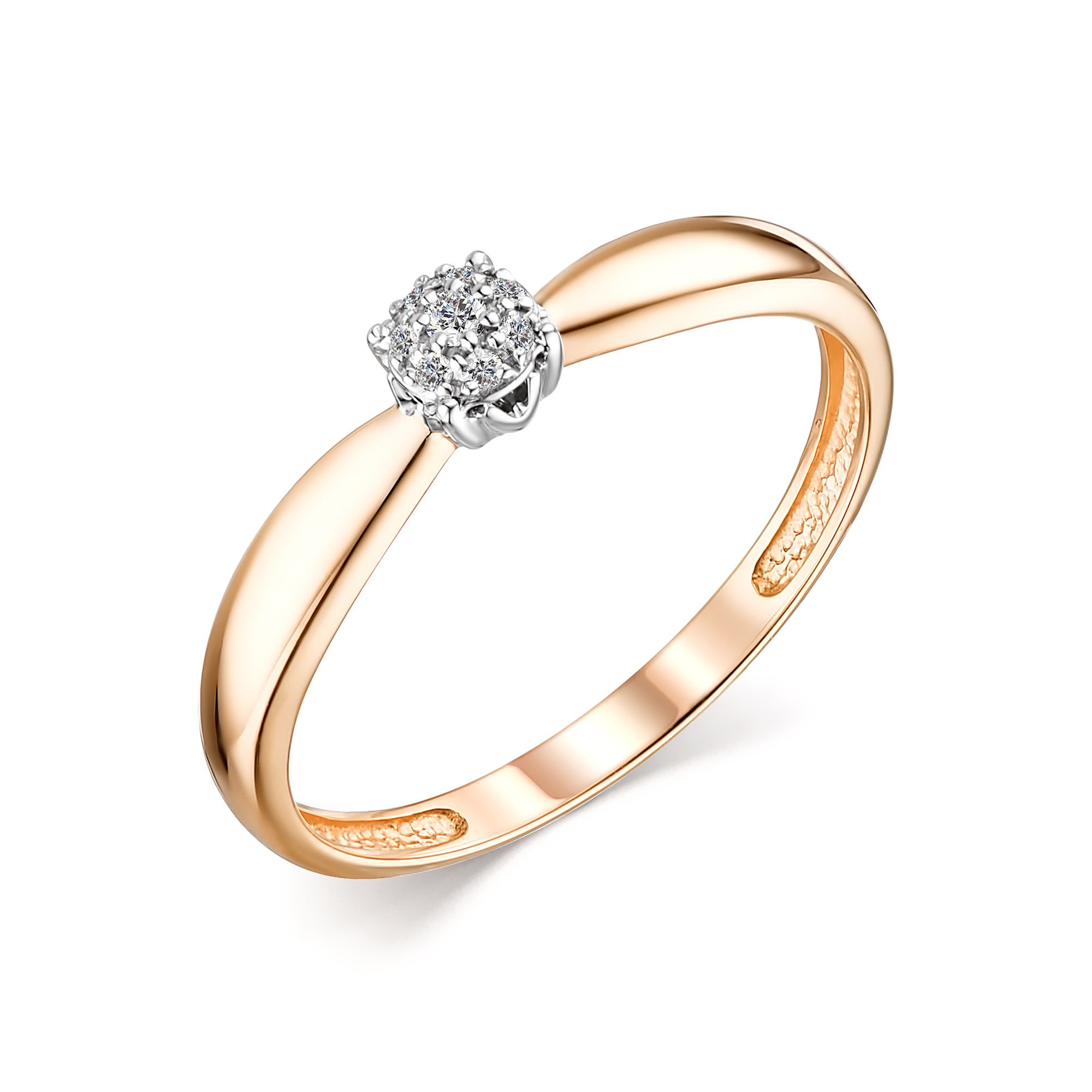 Кольцо, бриллиант, 13743-100