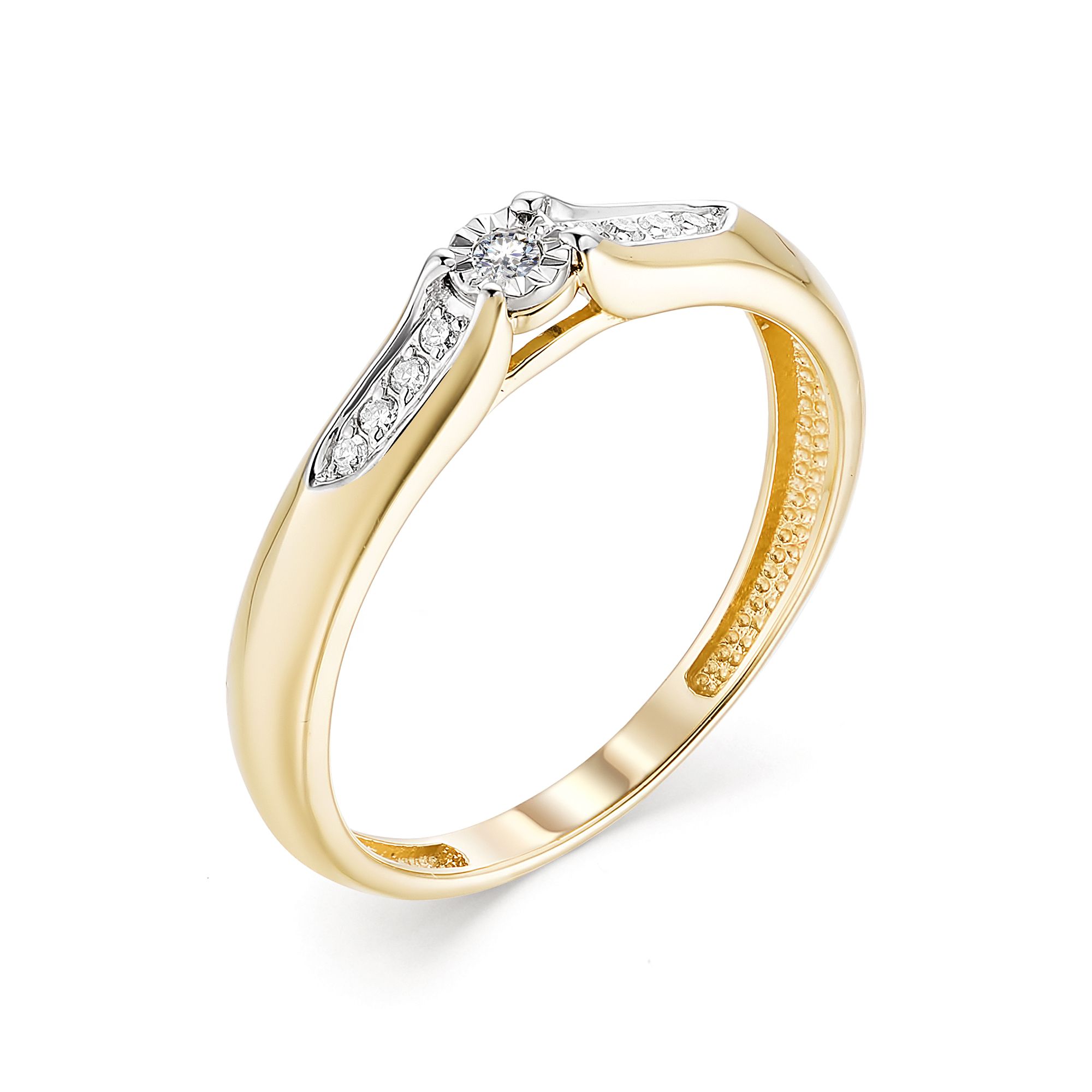 Кольцо, бриллиант, 13319-300