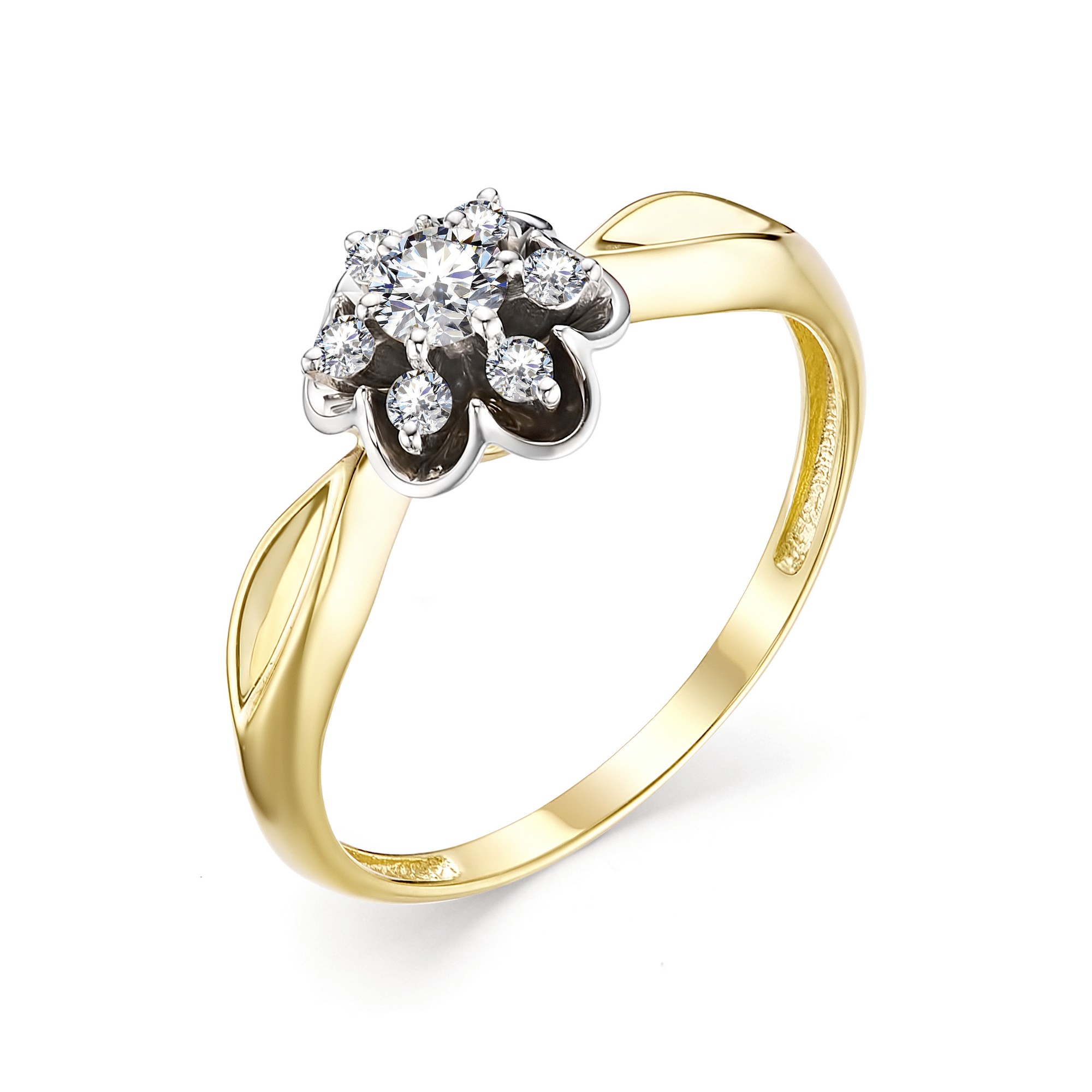 Кольцо, бриллиант, 11104-300