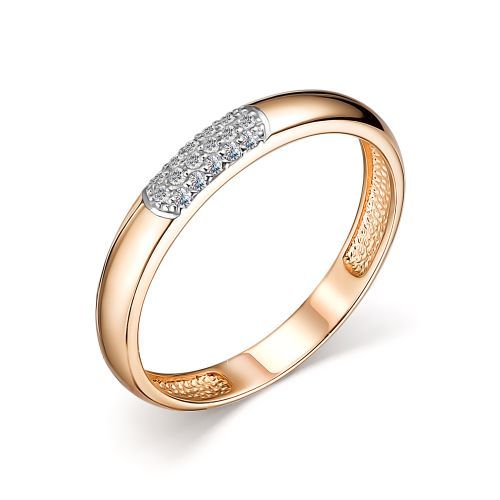 Кольцо, бриллиант, 14099-100