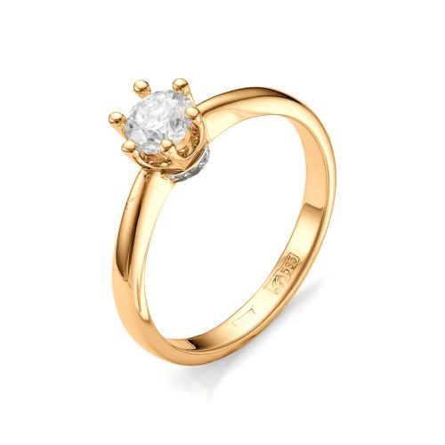 Кольцо, бриллиант, 11165-100