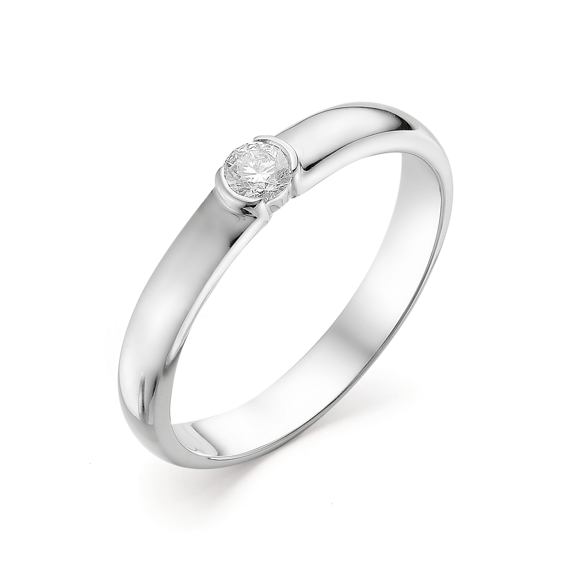 Кольцо, бриллиант, 12411-200