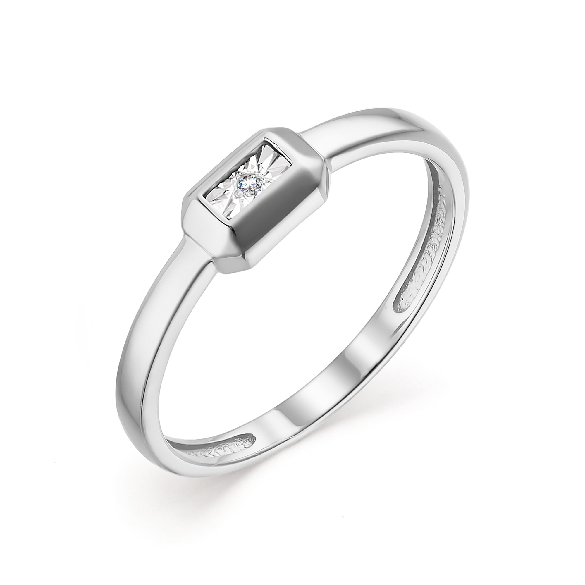 Кольцо, бриллиант, 13526-200