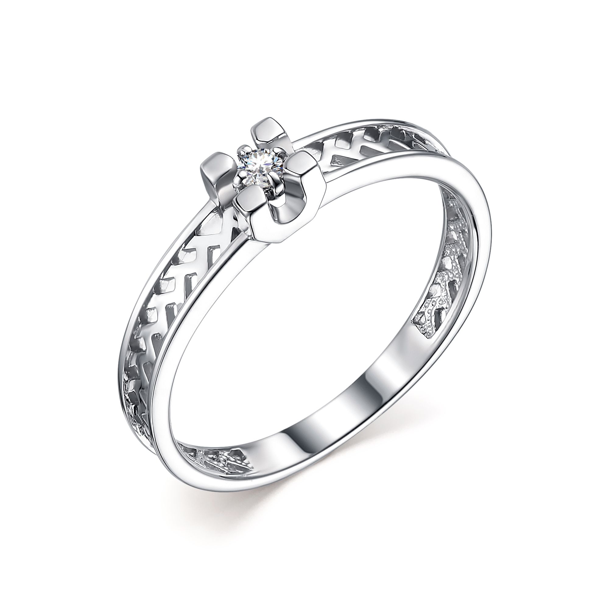 Кольцо, бриллиант, 13820-200