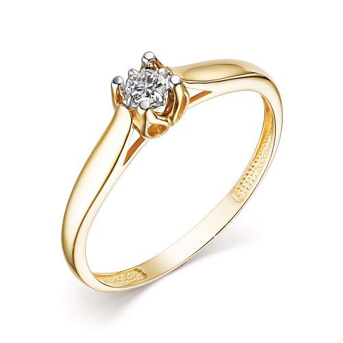 Кольцо, бриллиант, 15119-300