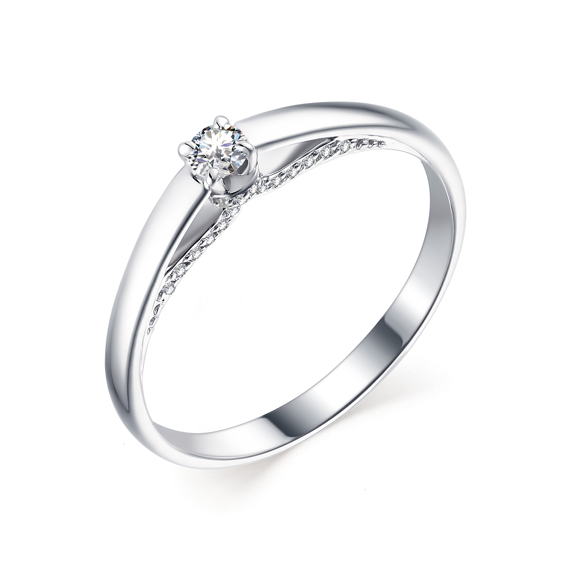 Кольцо, бриллиант, 13400-200