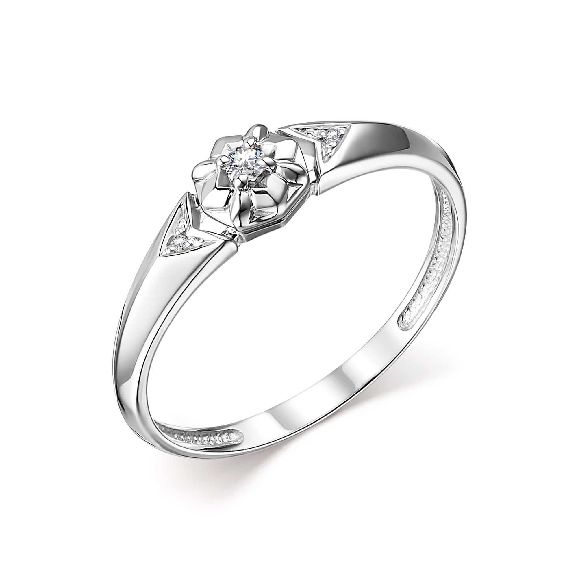 Кольцо, бриллиант, 13827-200