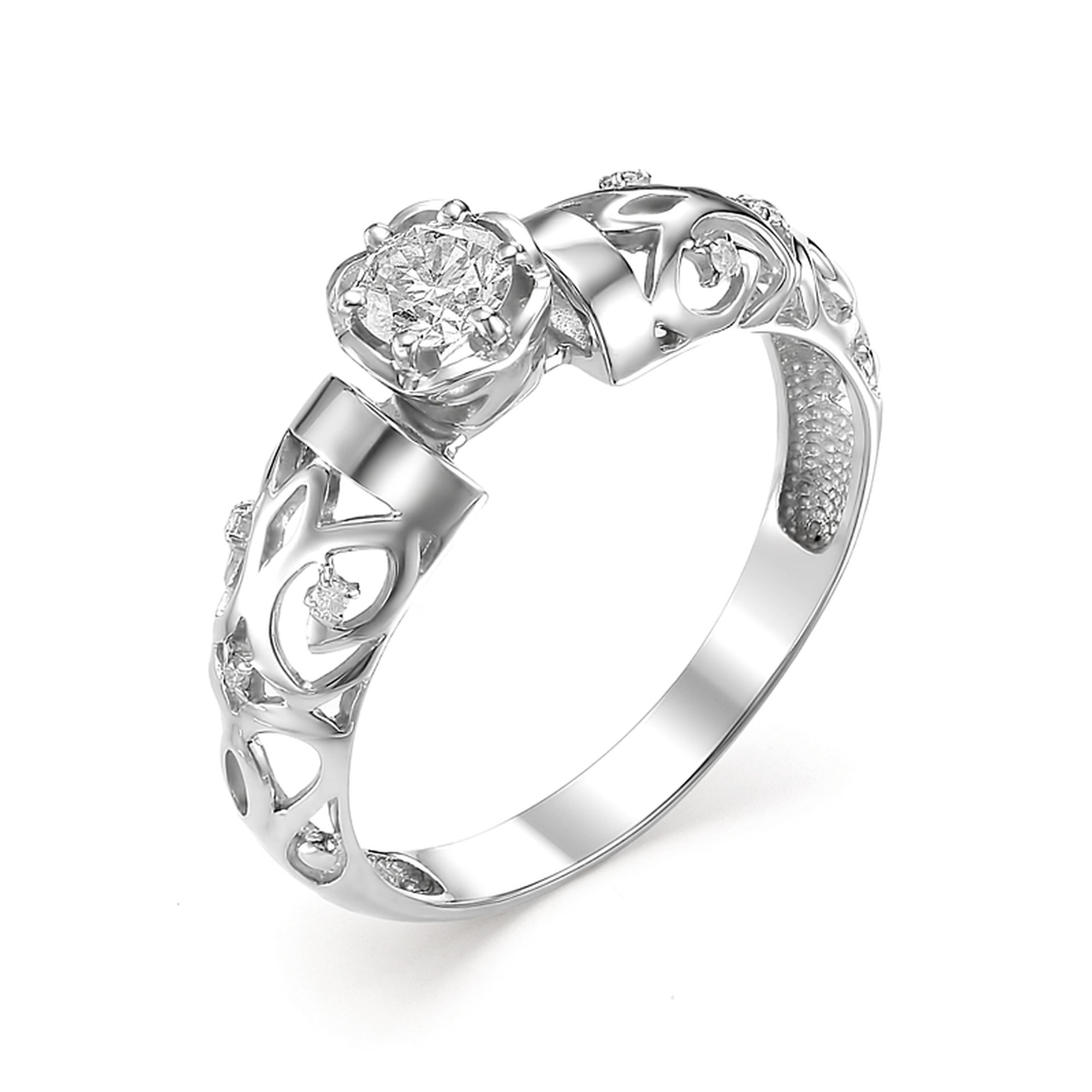 Кольцо, бриллиант, 12574-200