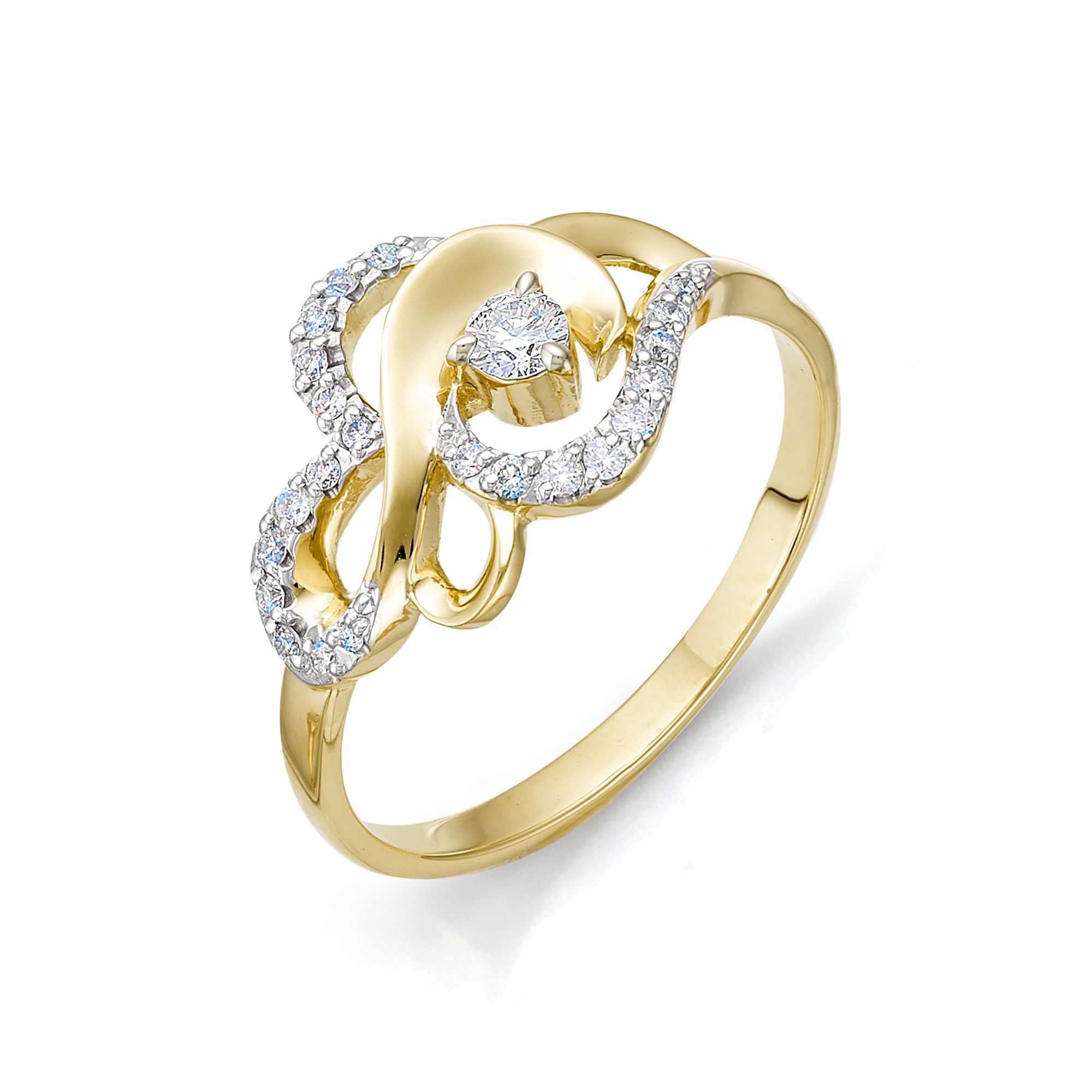 Кольцо, бриллиант, 11382-300