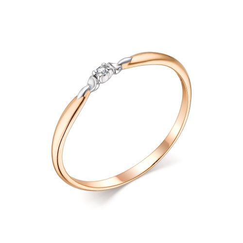 Кольцо, бриллиант, 13802-100