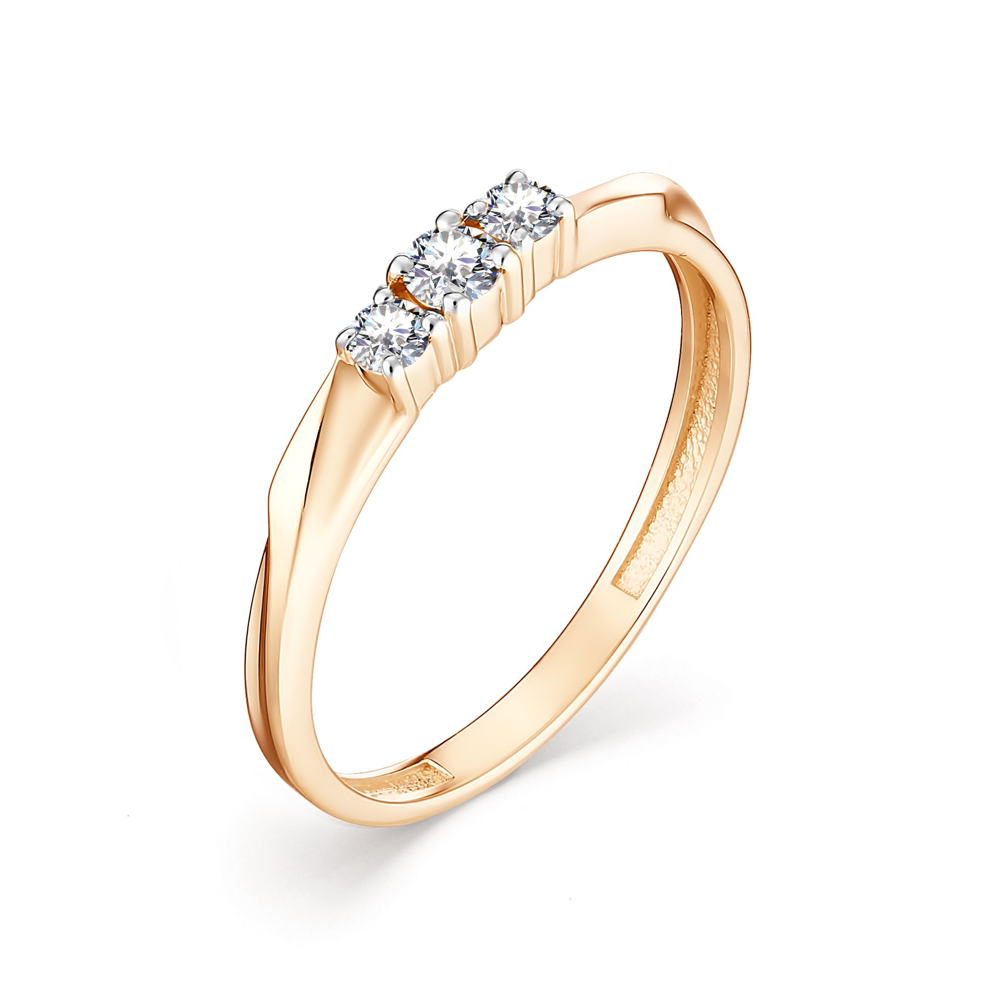 Кольцо, бриллиант, 13126-700