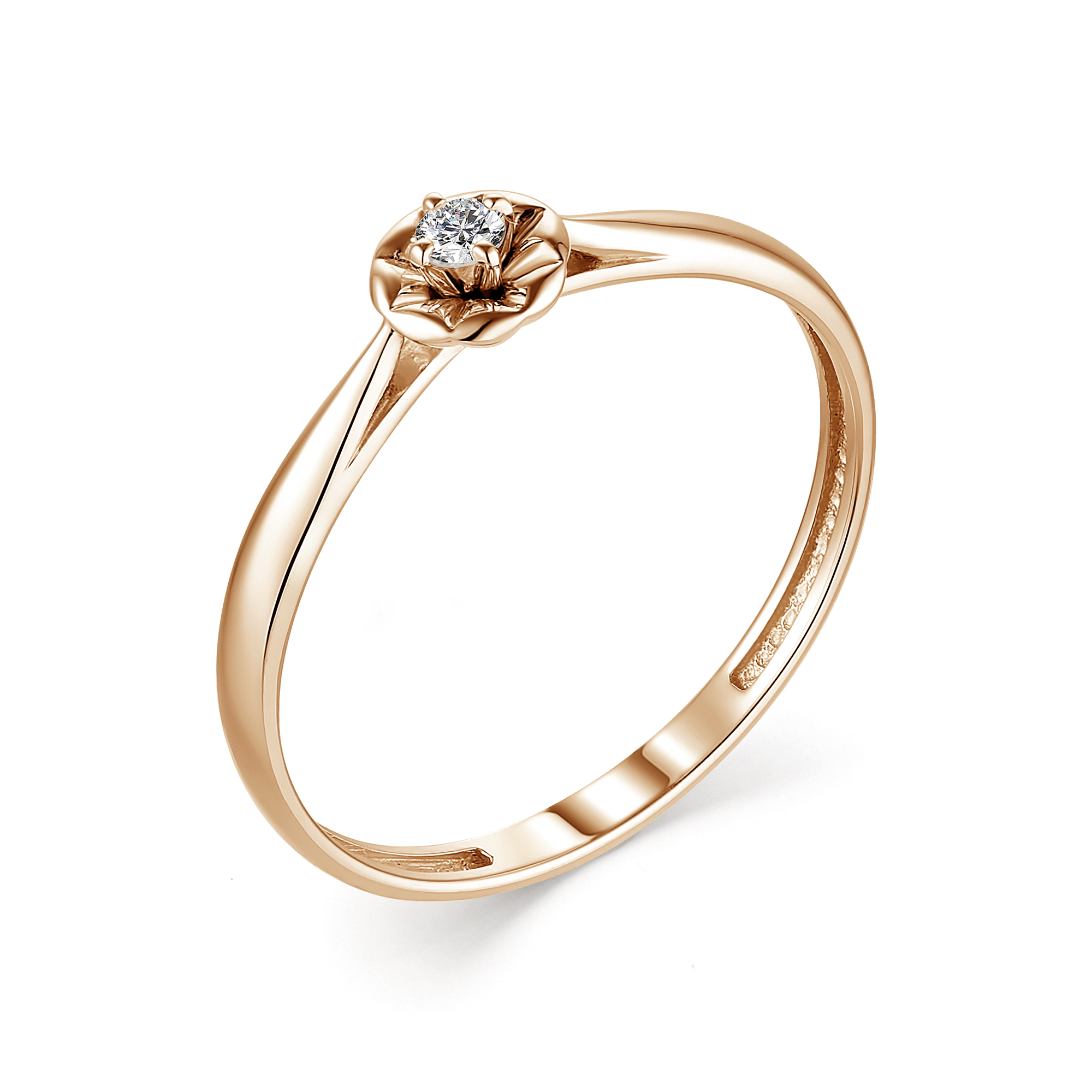 Кольцо, бриллиант, 13213-100