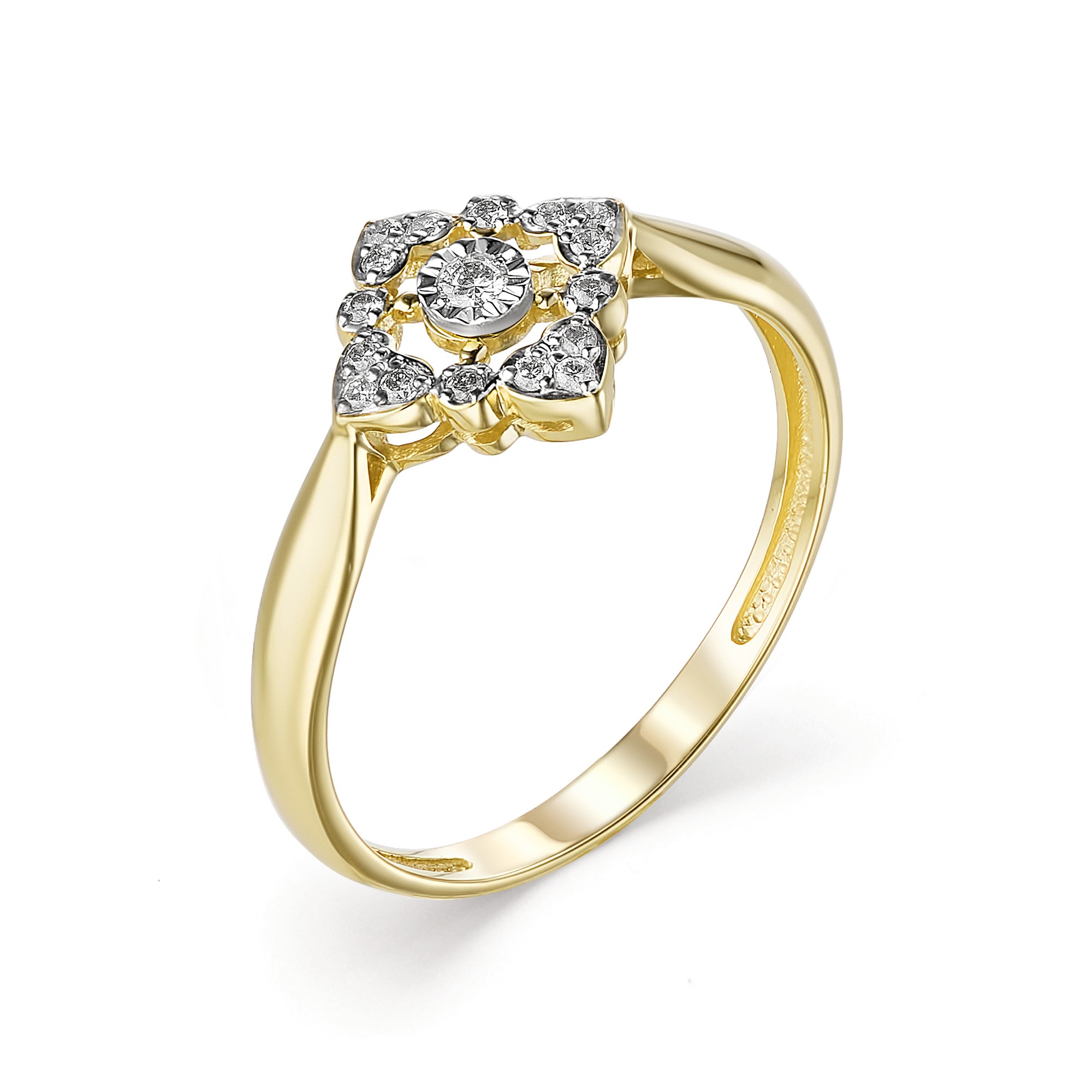 Кольцо, бриллиант, 13250-300