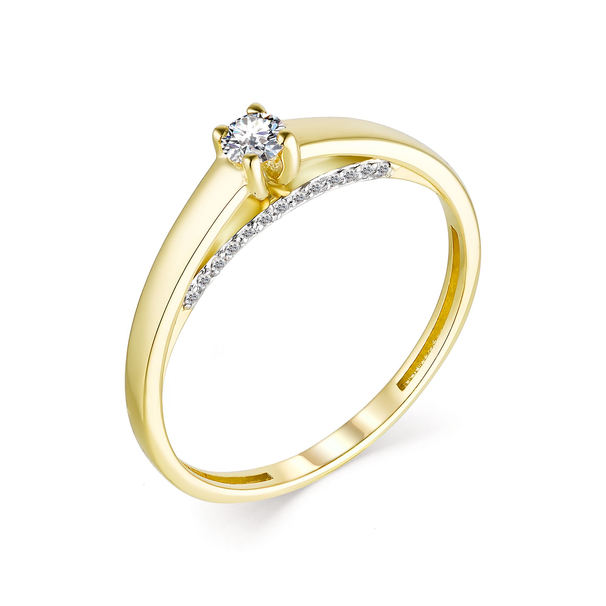 Кольцо, бриллиант, 13399-300