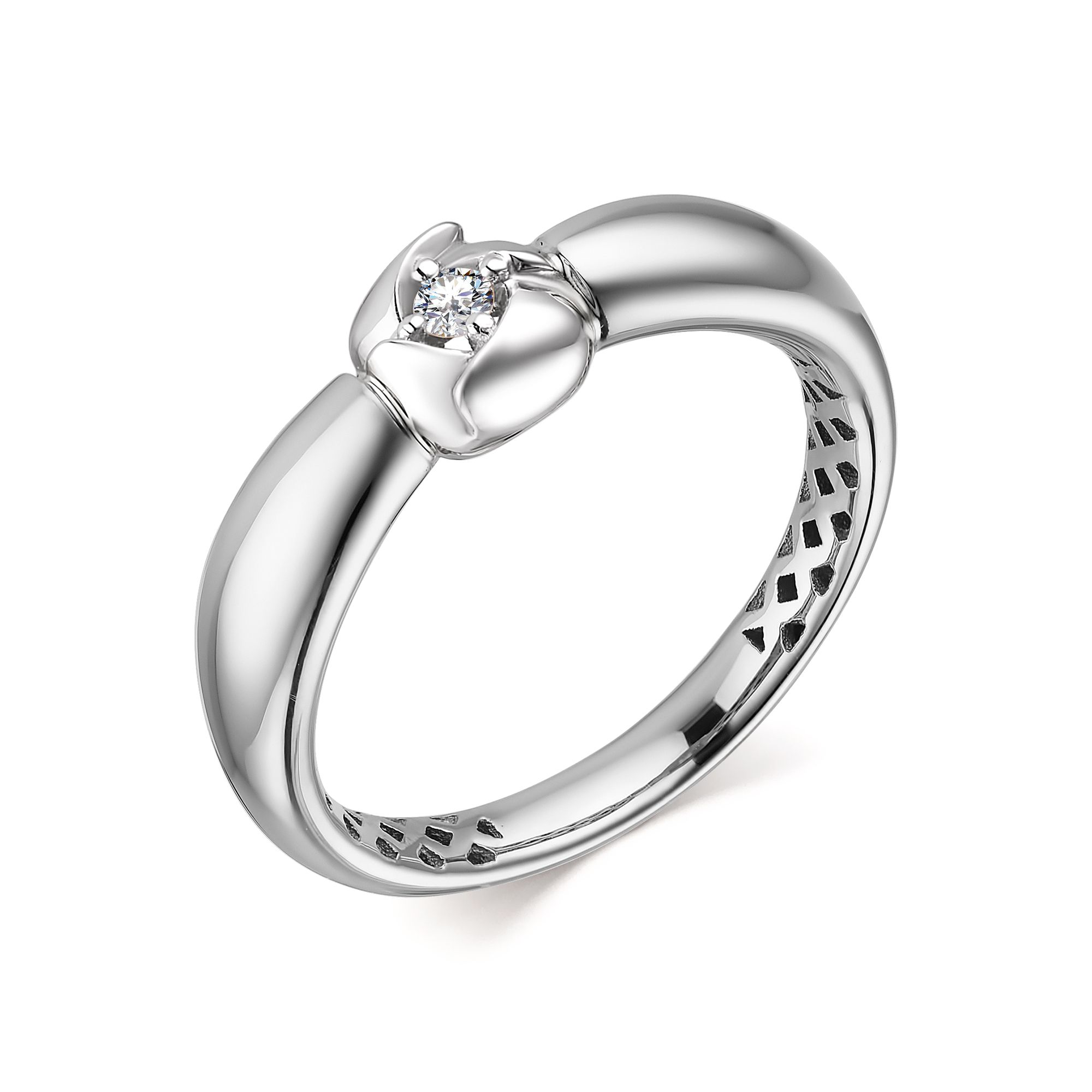 Кольцо, бриллиант, 13633-200