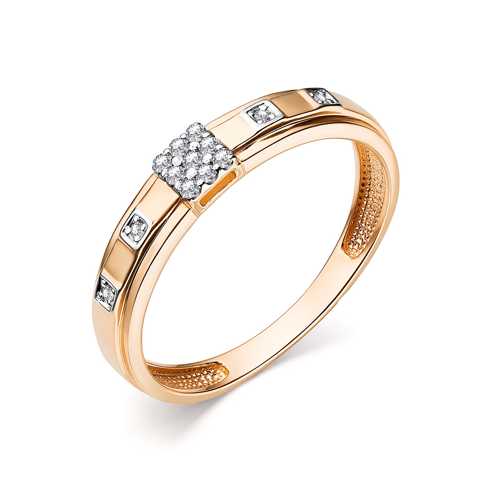 Кольцо, бриллиант, 13853-100