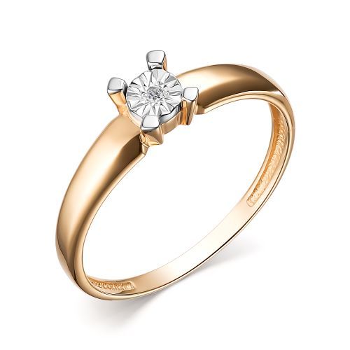 Кольцо, бриллиант, 14996-100