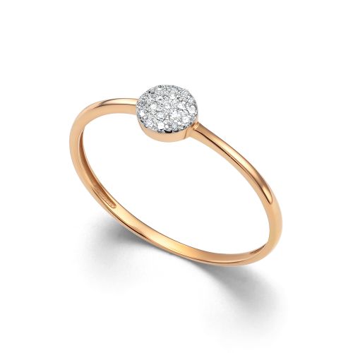 Кольцо, бриллиант, 12264-100