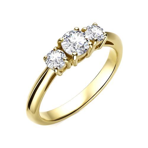 Кольцо, бриллиант, 14644-4Б5