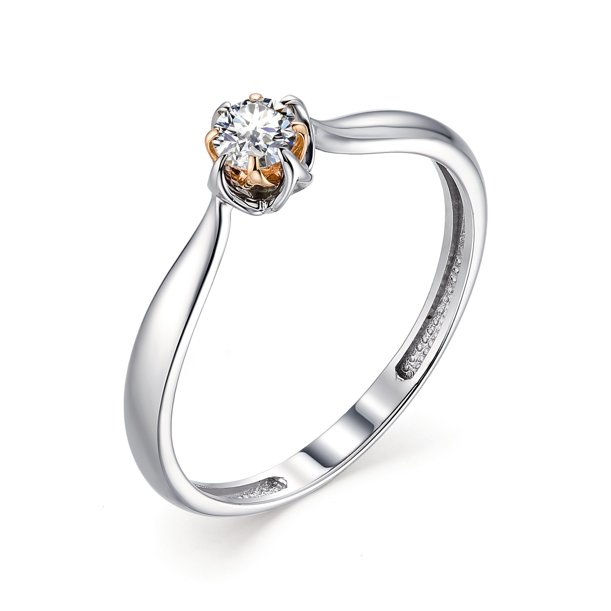 Кольцо, бриллиант, 13181-200