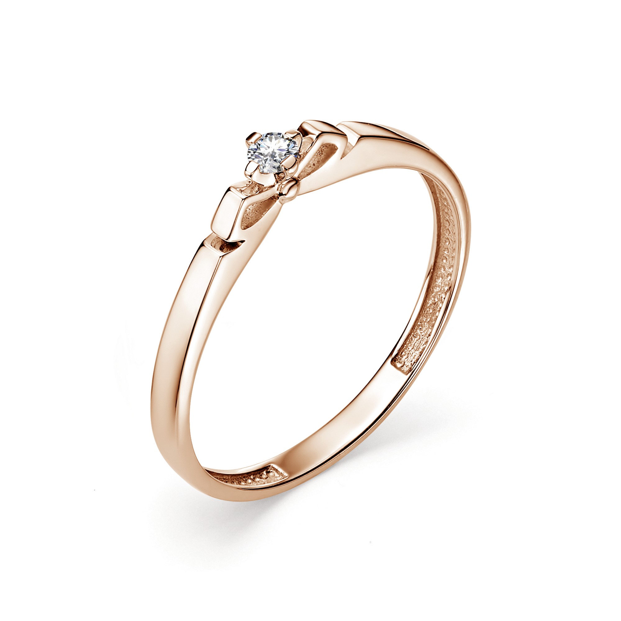 Кольцо, бриллиант, 12805-100