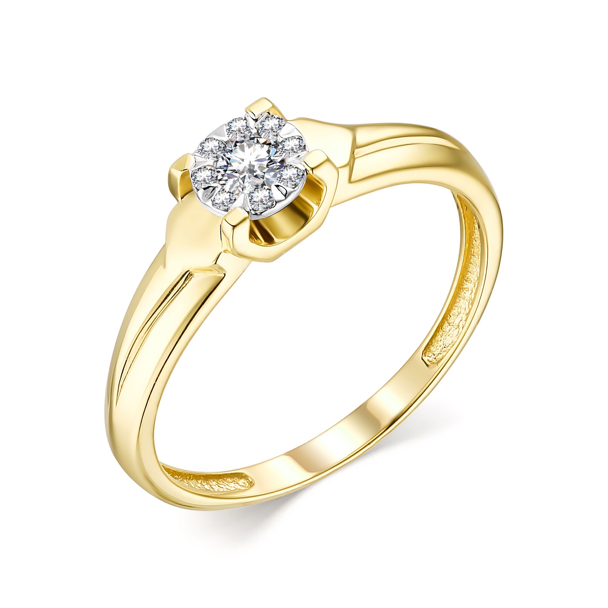 Кольцо, бриллиант, 13715-300