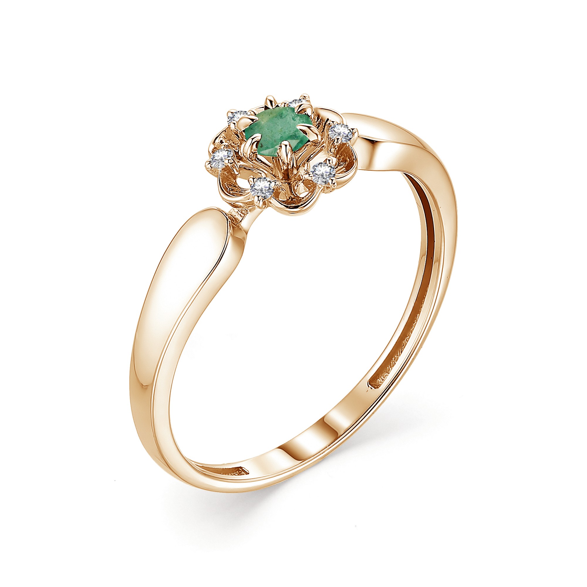 Кольцо, бриллиант, 13328-101