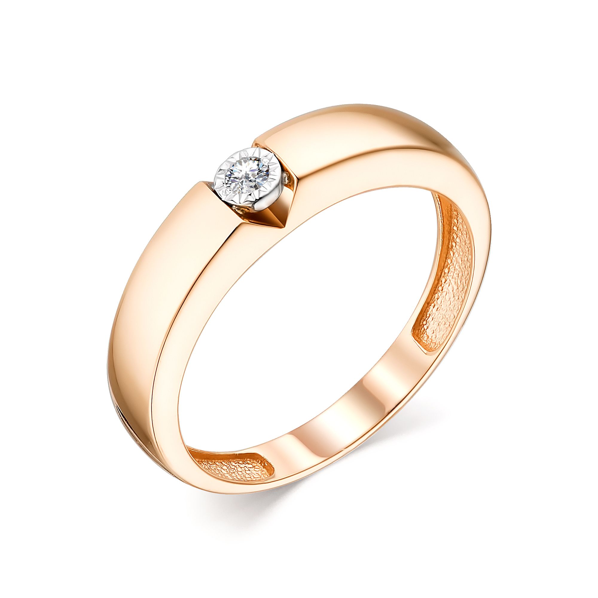 Кольцо, бриллиант, 13777-100