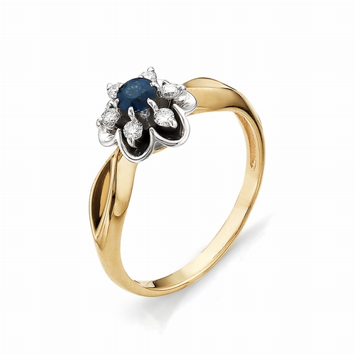Кольцо, бриллиант, 11104-130
