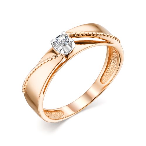 Кольцо, бриллиант, 13577-100