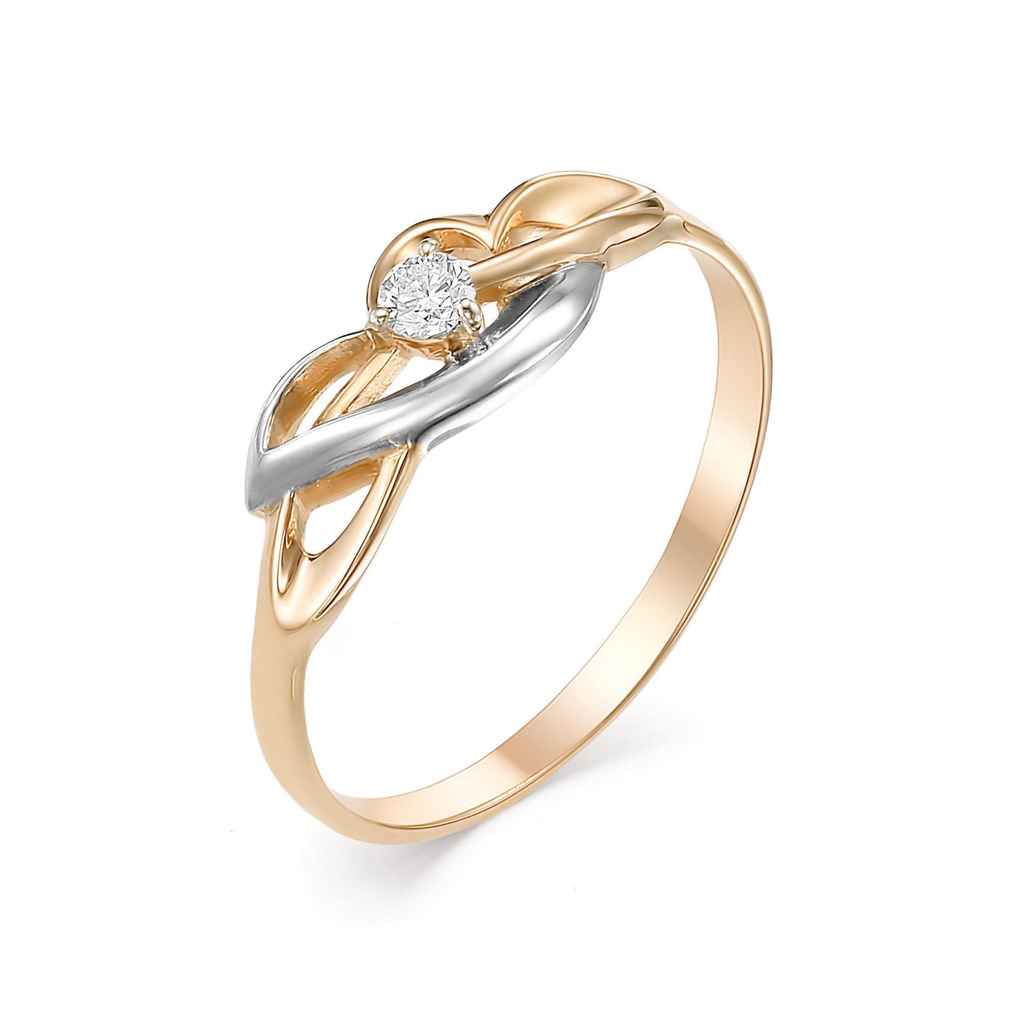 Кольцо, бриллиант, 12593-100