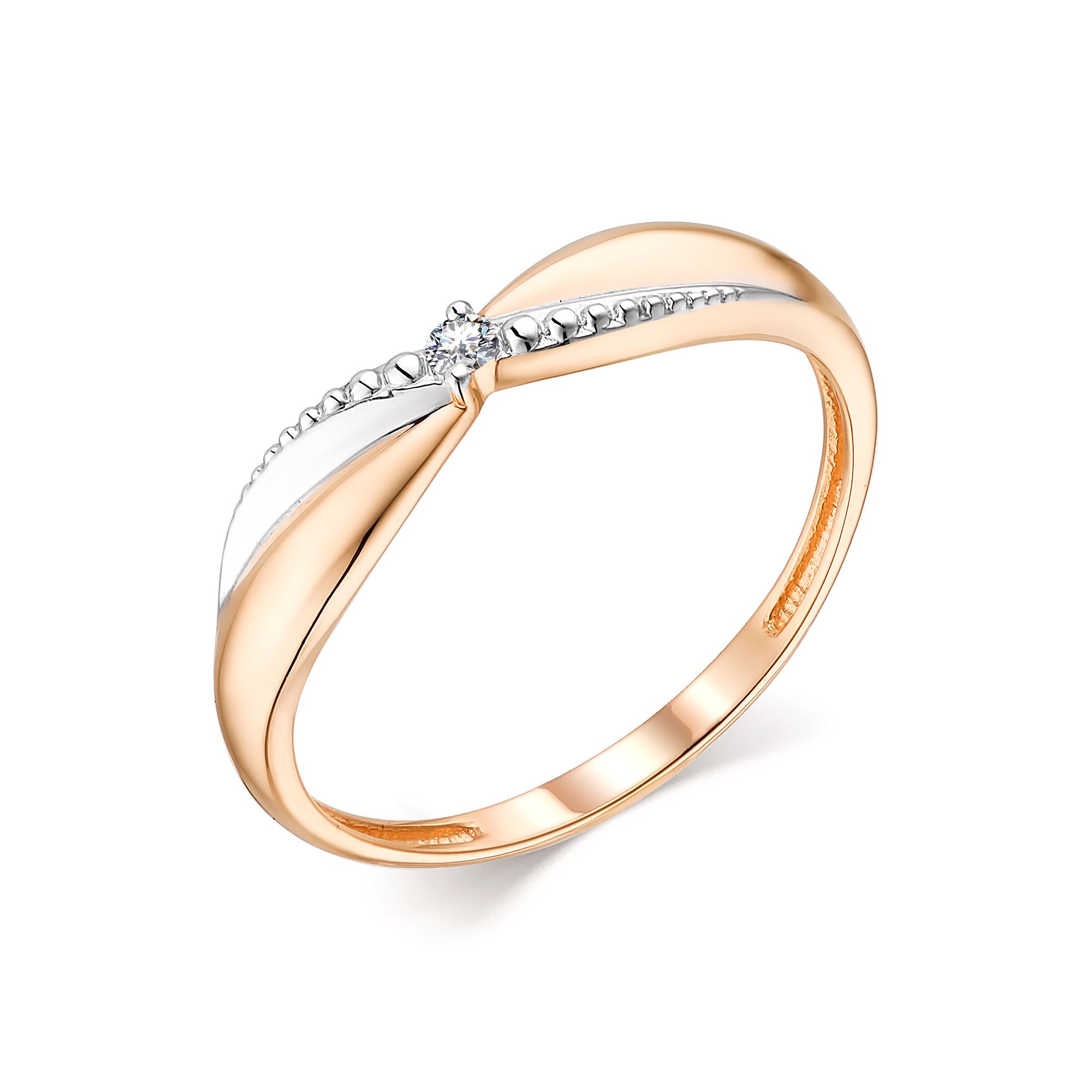 Кольцо, бриллиант, 13803-100