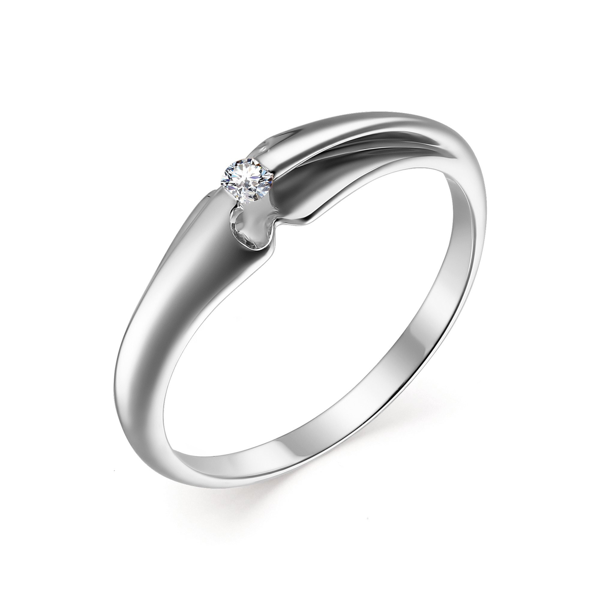 Кольцо, бриллиант, 13438-200