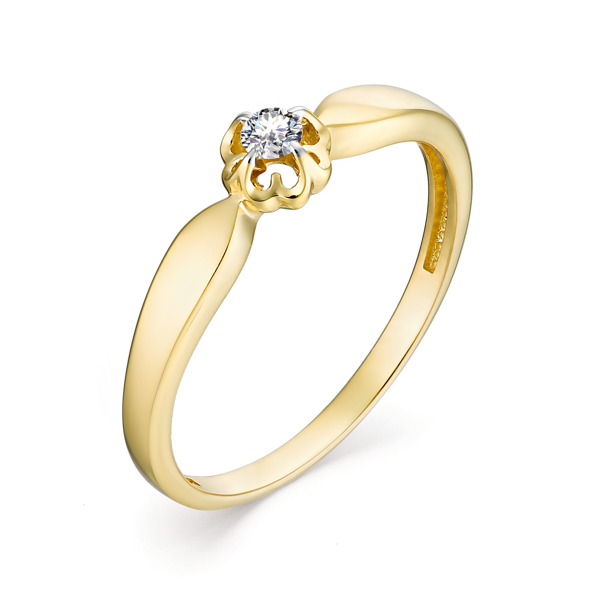 Кольцо, бриллиант, 12965-300