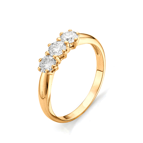 Кольцо, бриллиант, 11130-100